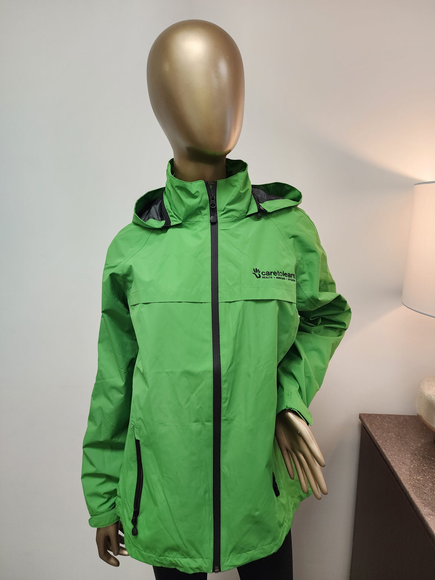 Rain Jacket: Full Zip and Hooded