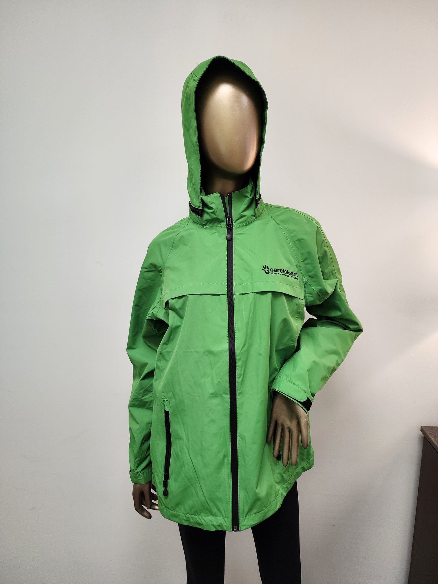 Rain Jacket: Full Zip and Hooded