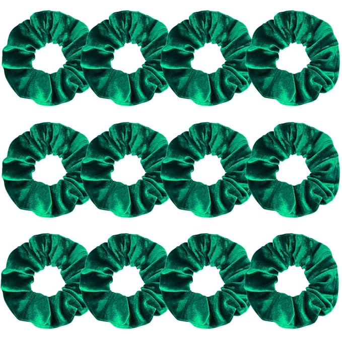 Scrunchies: Green Velvet