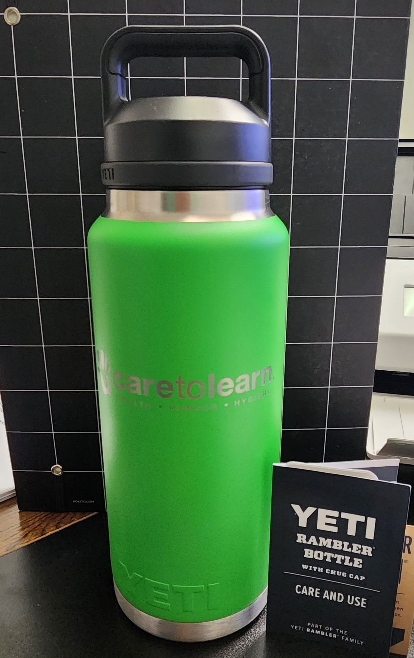 Water Bottle: Yeti Rambler 36oz with Chug Cap