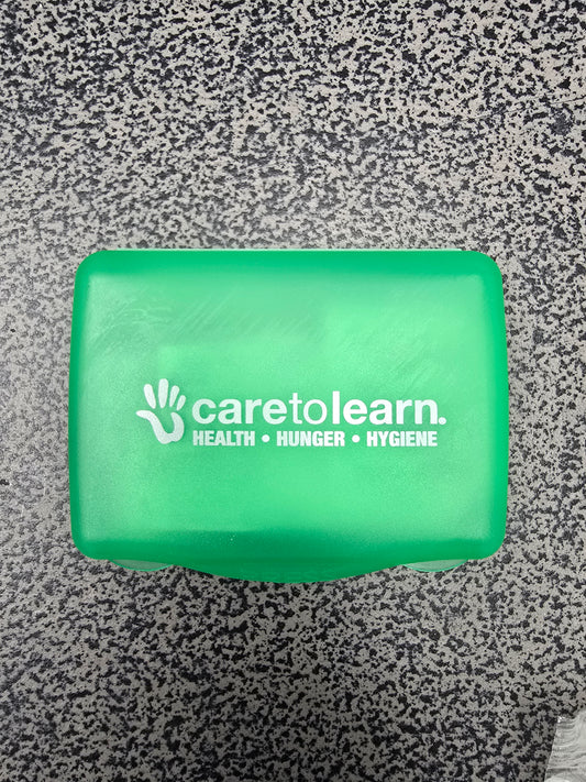 First Aid Kit w/ Care to Learn logo