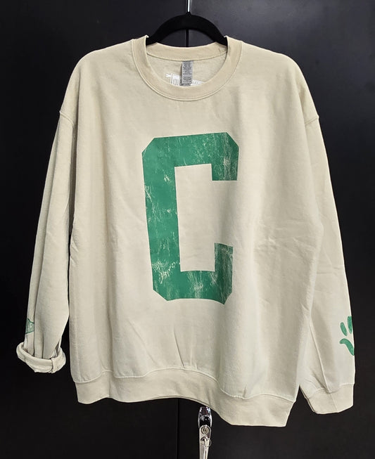 Sweatshirt: Collegiate Large 'C'