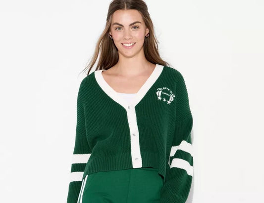 Women's Game Day V-Neck Button Down Cardigan Sweater