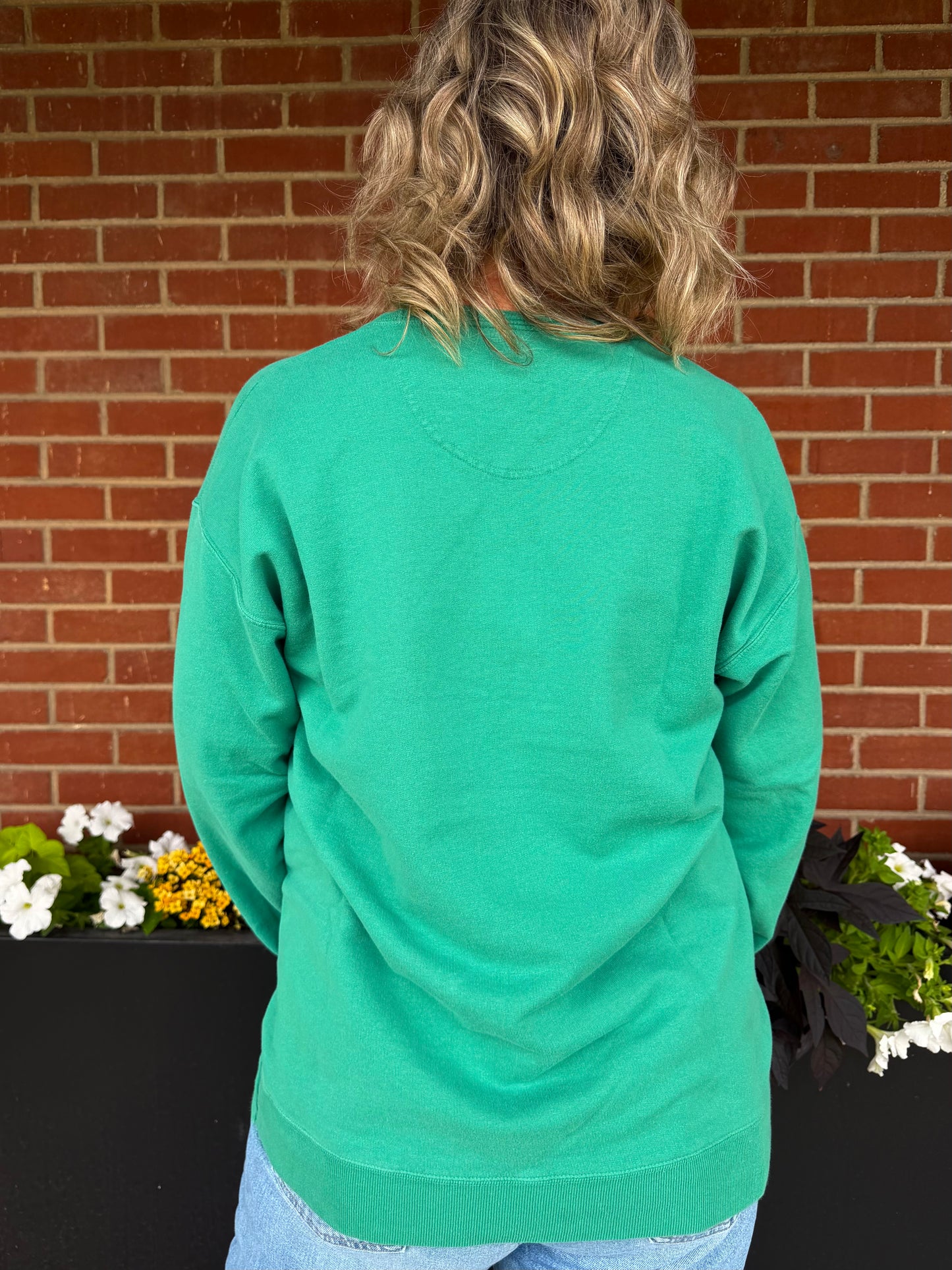 Sweatshirt: Crewneck Tone on Tone