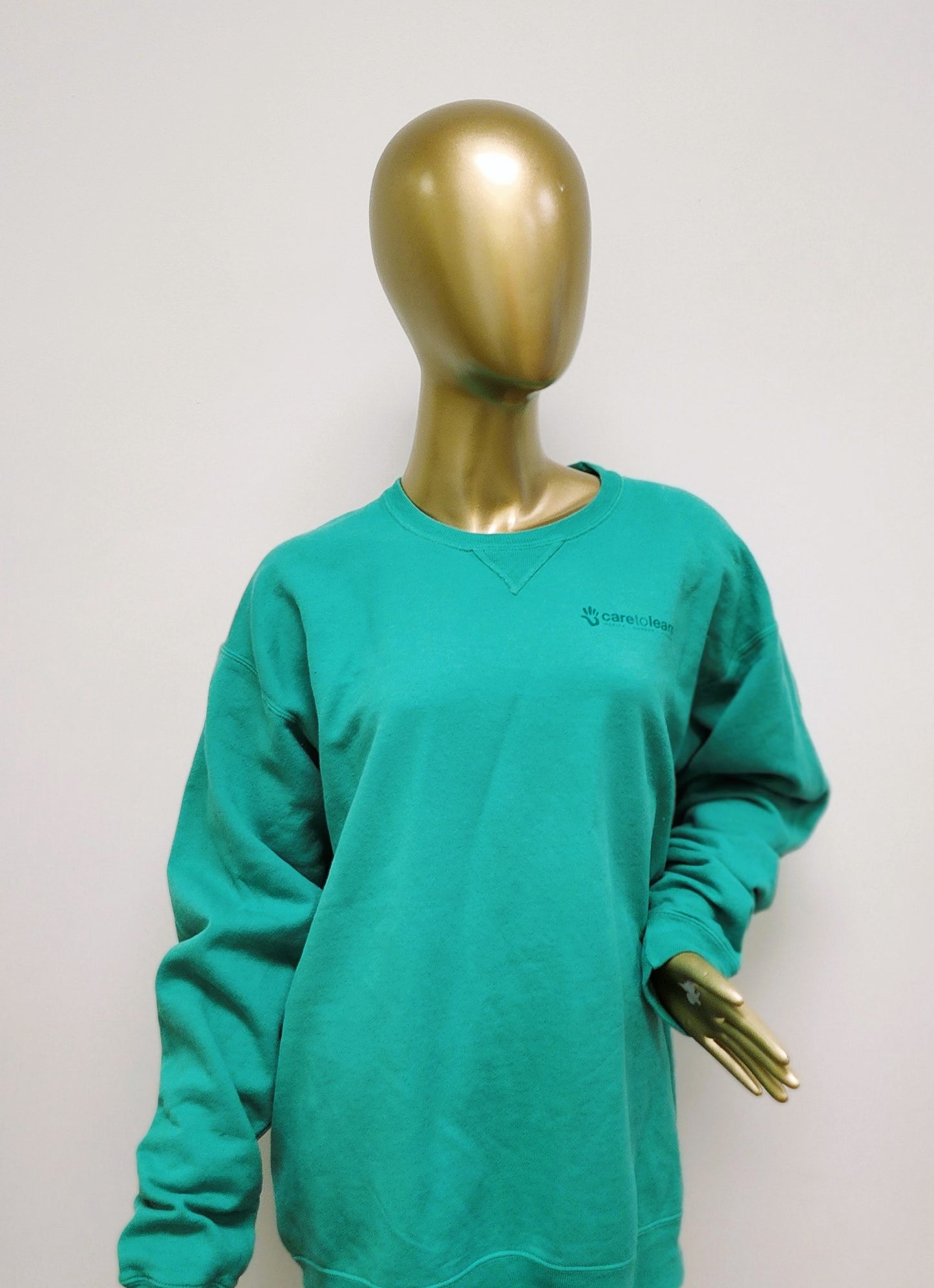 Sweatshirt: Crewneck Tone on Tone