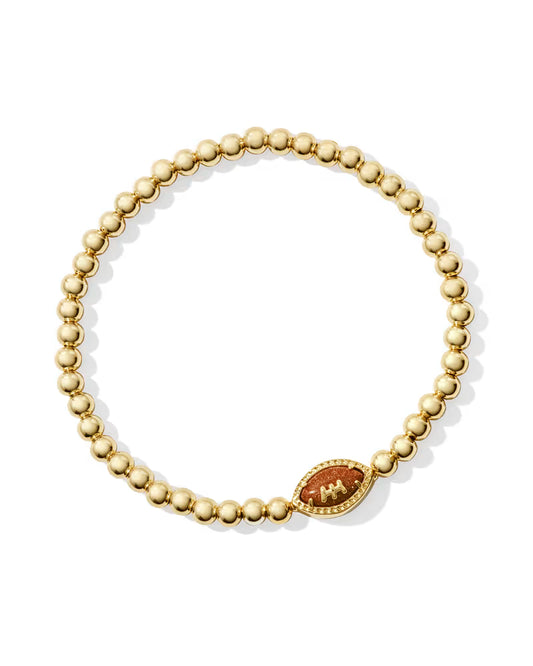 Kendra Scott Football Gold Stretch Bracelet